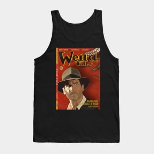 NDIANA JONES AND THE QUEST OF R’YLEH call of cthulhu lovecrafft necromicon weird tales Tank Top